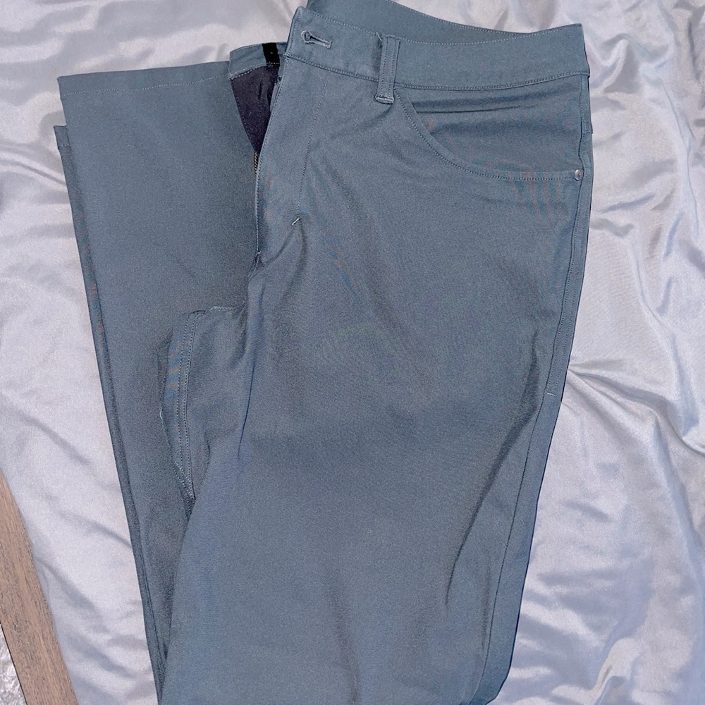 Lulu Lemon ABC Dress Pants. Charcoal. Size 34, NOT SLIM FIT.